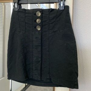 Free People button up skirt